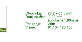 Mre�e pletiva za ograde