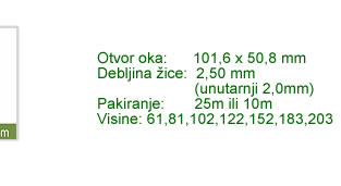 Mre�e pletiva za ograde